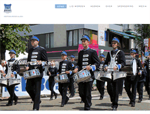 Tablet Screenshot of drumfanfarejongleven.nl